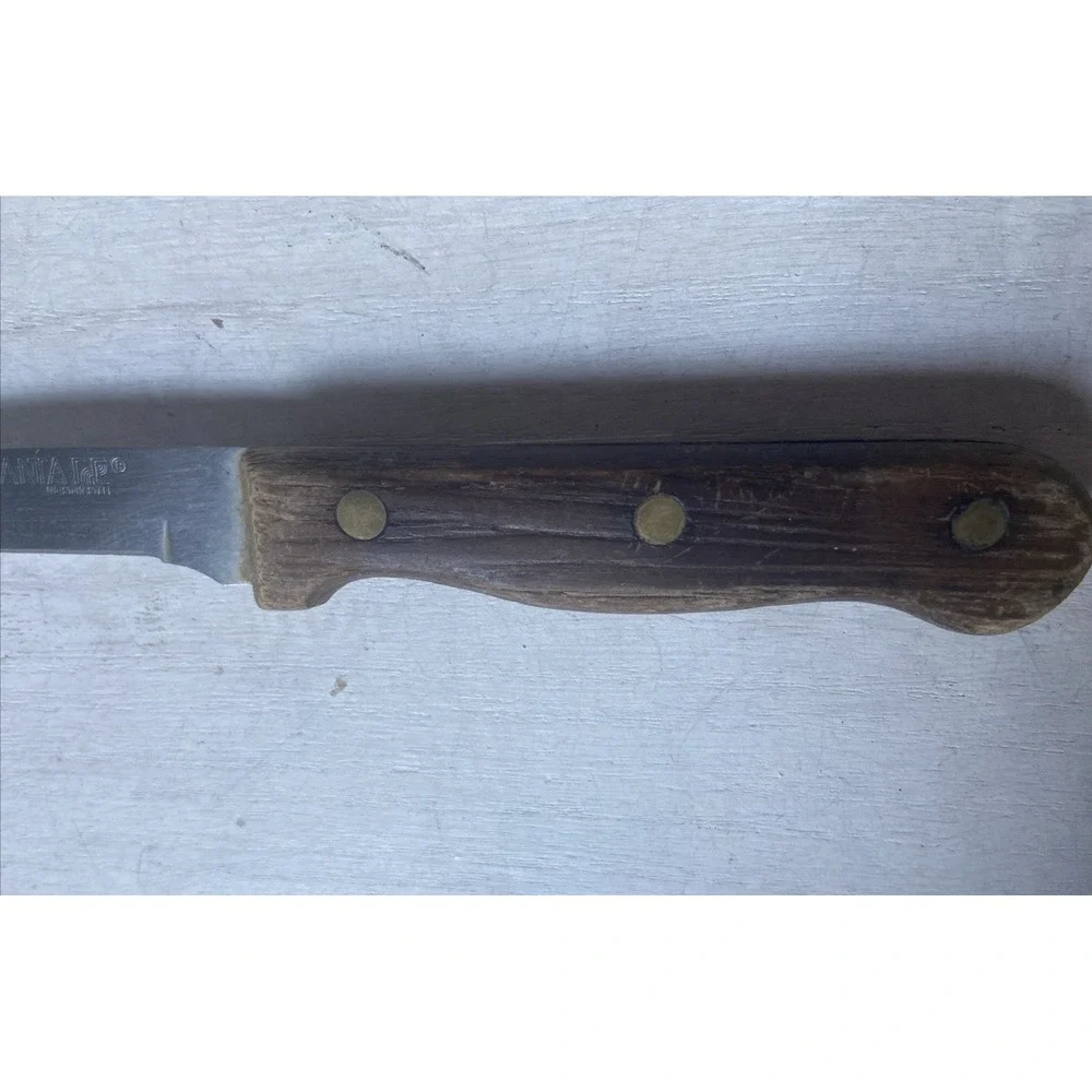 Santa Fe Vintage No-stain Steel‎ Knife with Wood Handle